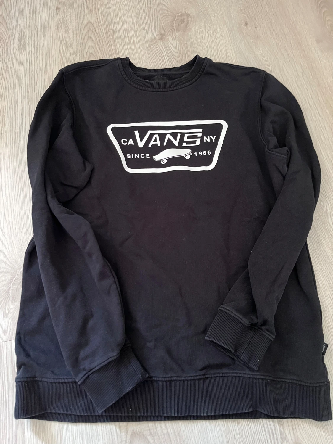Svart Vans sweatshirt med tryck
