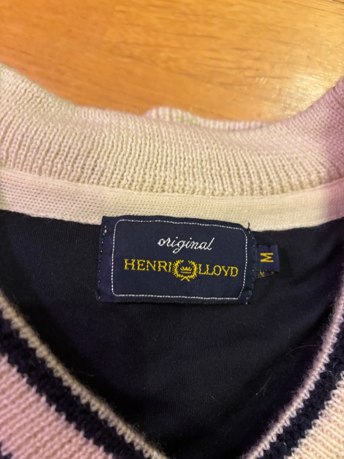 Vit kabelstickad väst från Henri Lloyd - 1