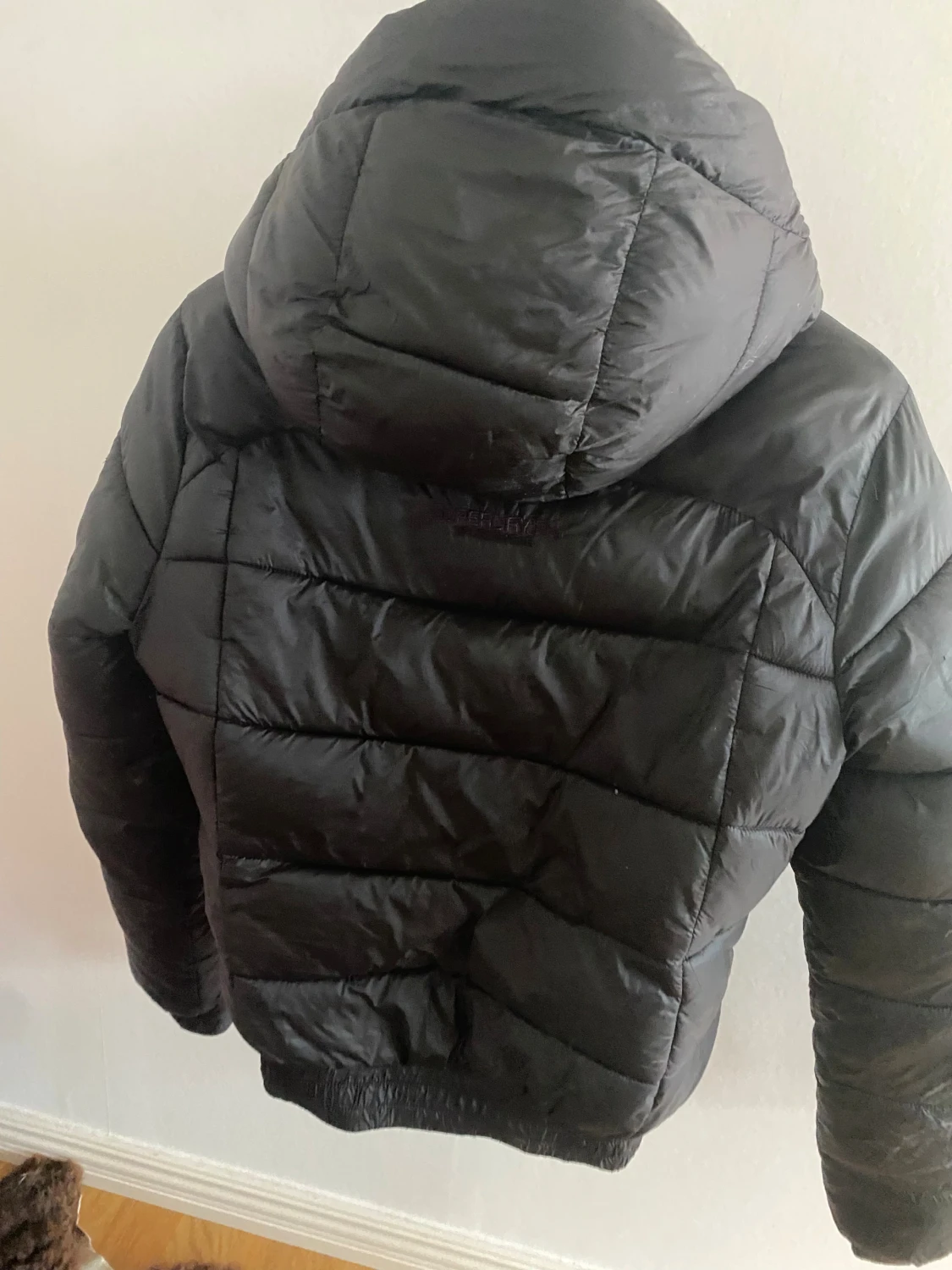 Svart pufferjacka Super Dry - 1