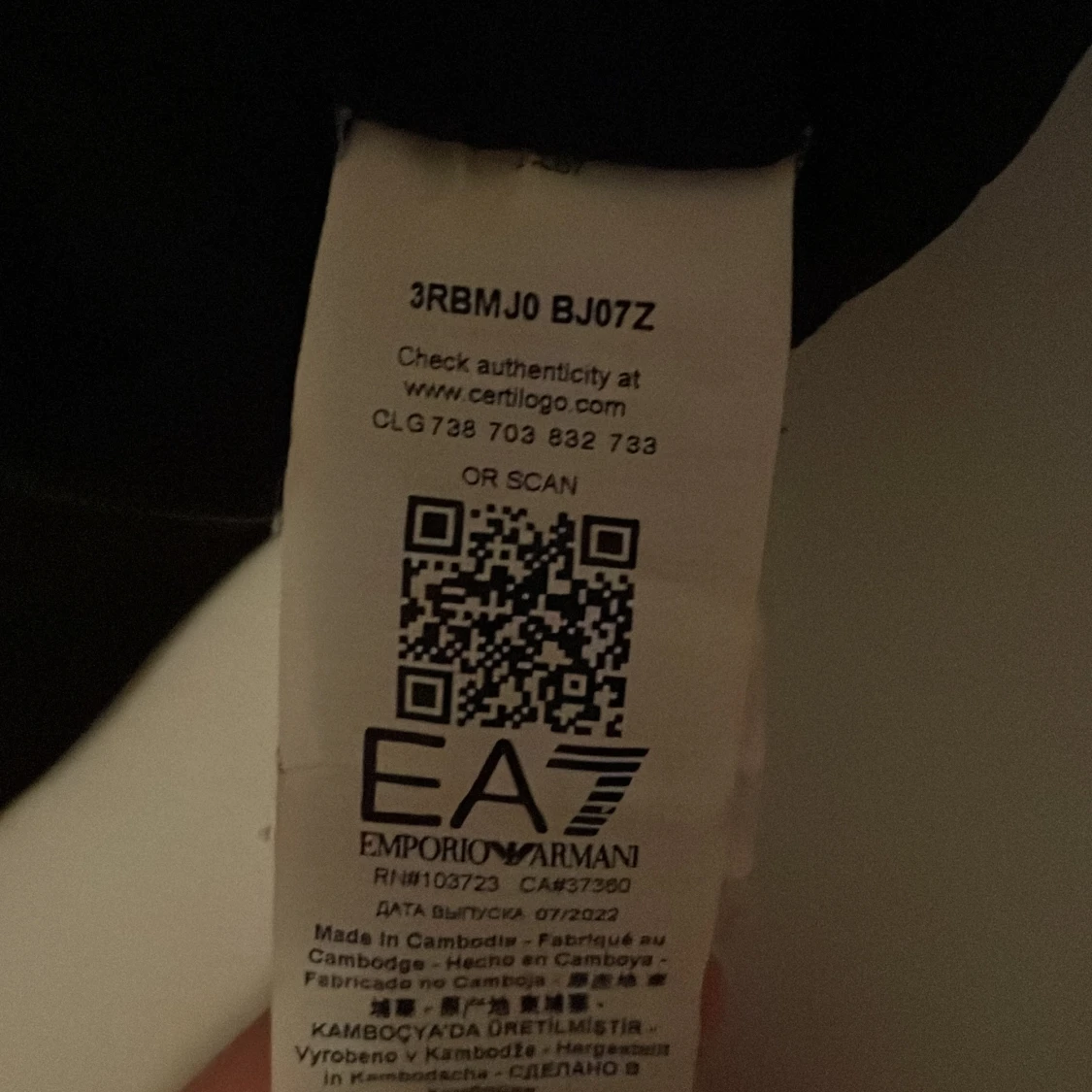 Svart EA7 Emporio Armani sweatshirt - 2