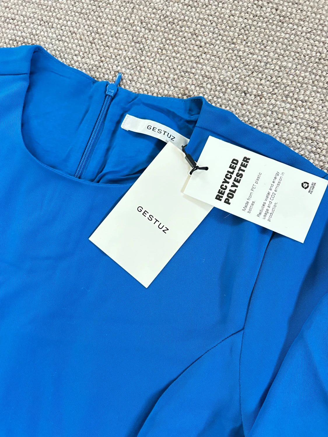 Blå långklänning från Gestuz - 1