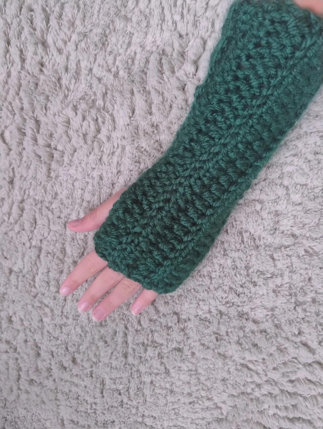 Mörkgröna virkade handledsvärmare - 1