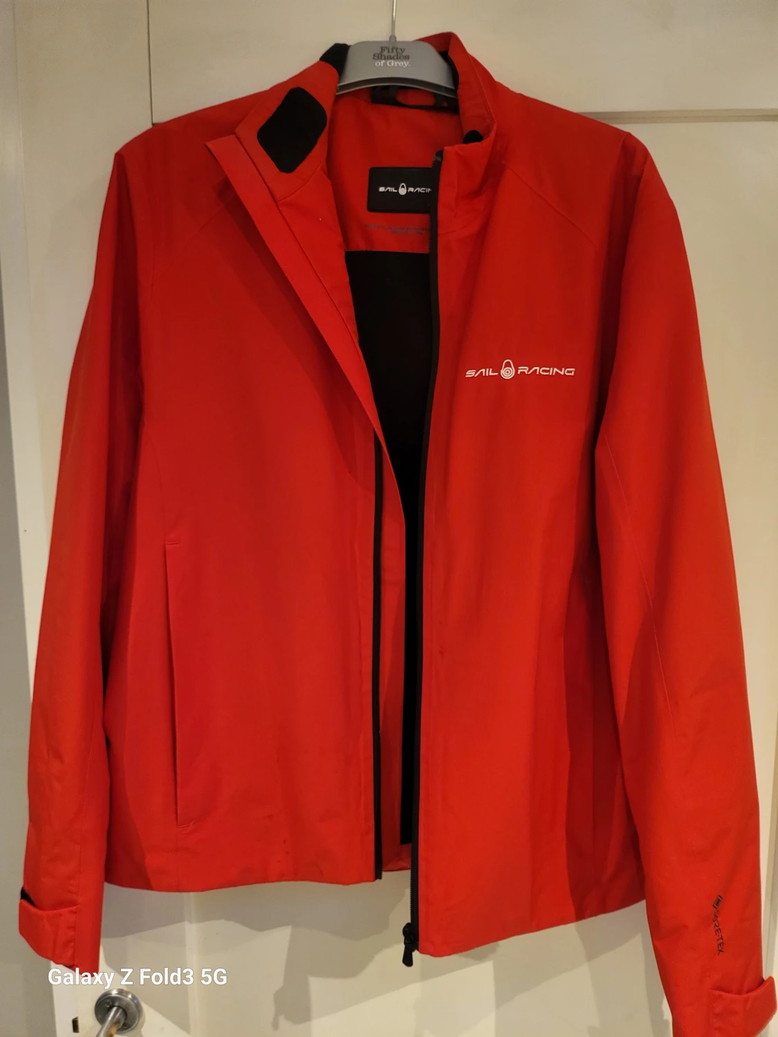 Röd Gore-Tex vindjacka Sail Racing