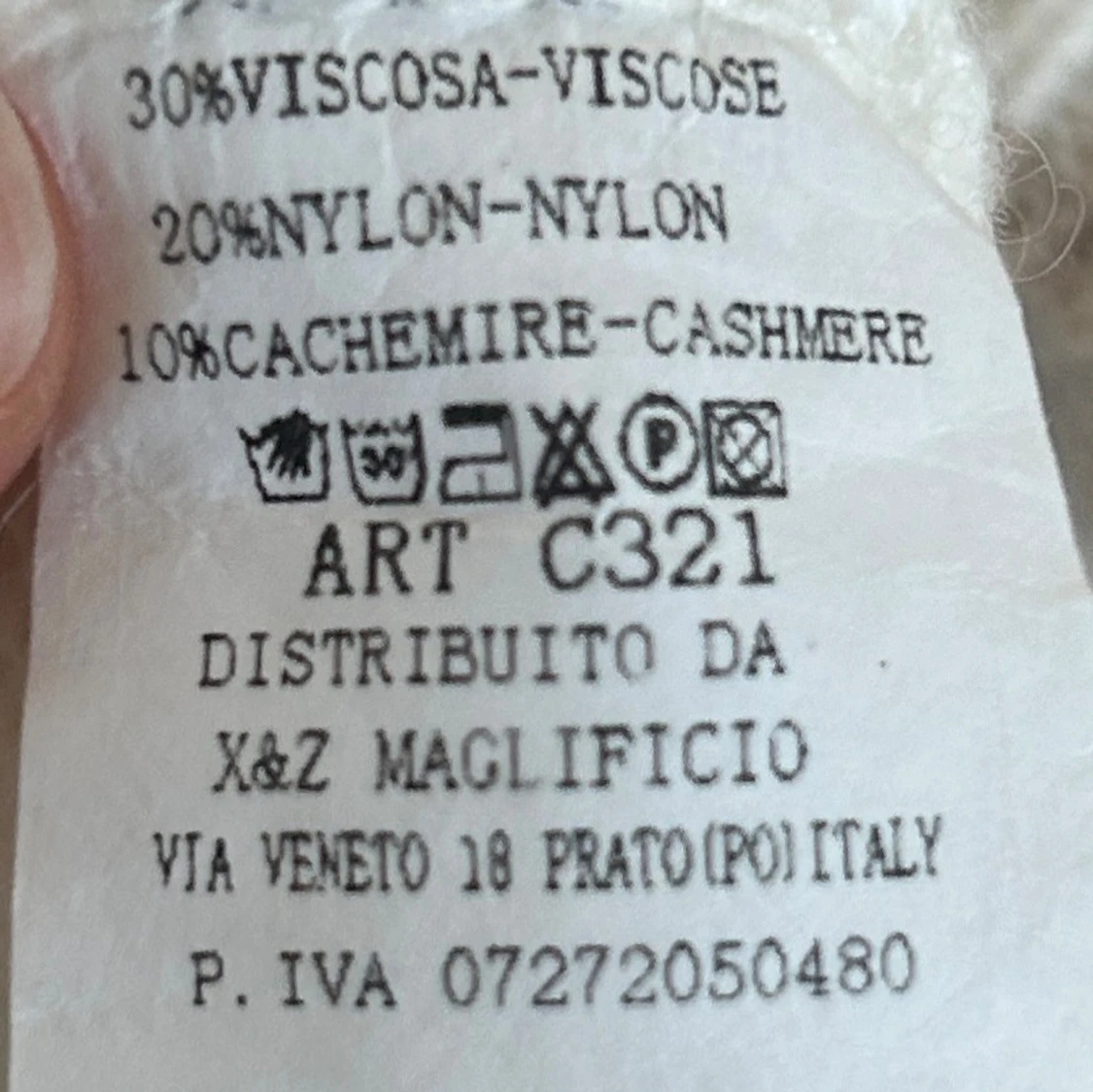 Stickad tröja i Kashmirblandning  - 3