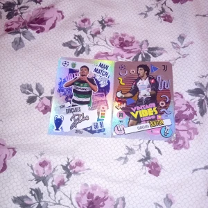 Match Attax fotbollskort: Pedro Gonçalves & Gianluigi Buffon - Två coola Match Attax fotbollskort med Pedro Gonçalves och Gianluigi Buffon. Perfekt för dig som samlar eller vill ha unika kort från Champions League! Snygg design och glittriga detaljer gör dem extra speciella.