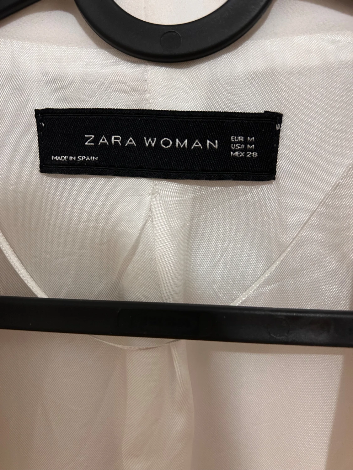 Vit kavaj från Zara Woman, M
