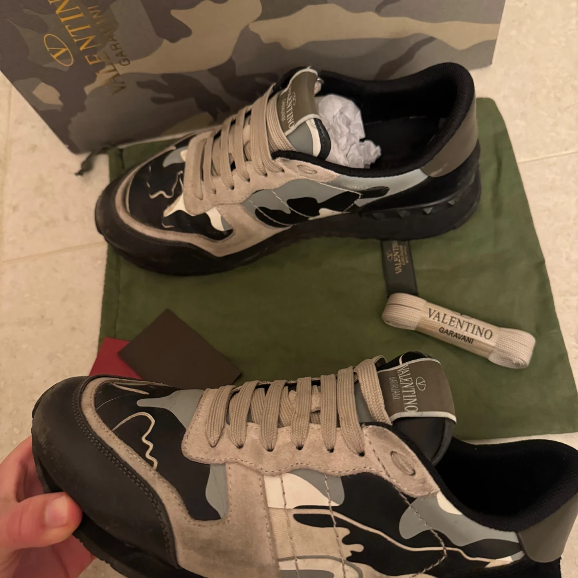 Valentino Rockrunner sneakers camo - 1