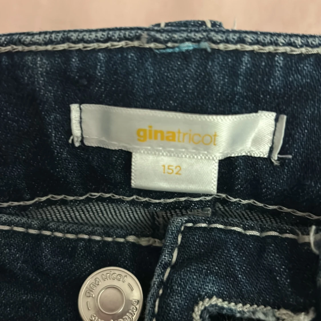 Bootcut jeans från Gina Tricot, stl 152 - 2