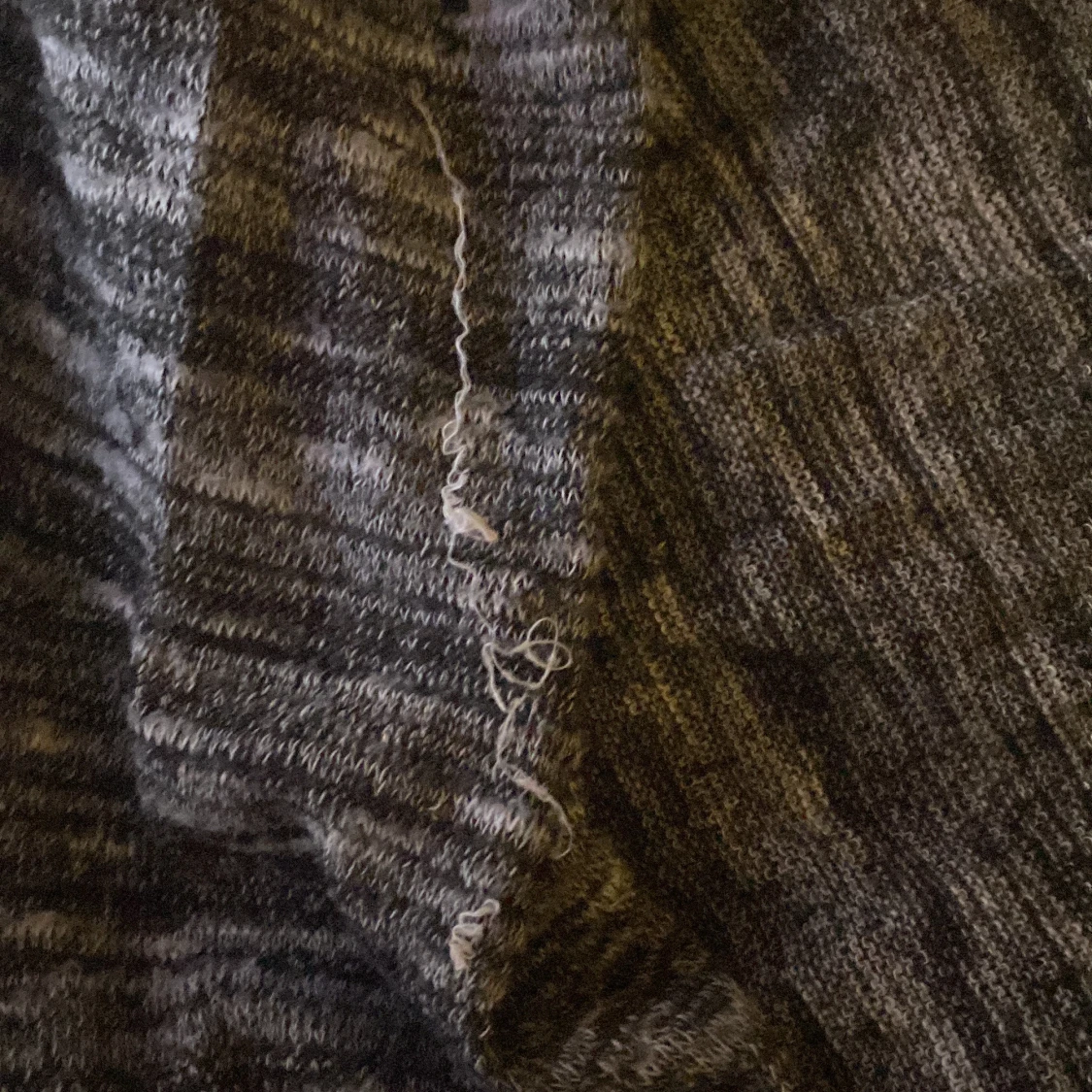 Gråmelerad hoodie-kofta från H&M - 4