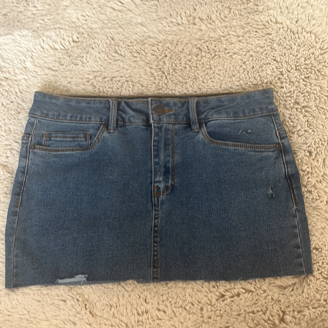 Blå jeanskjol från Vero Moda - 4