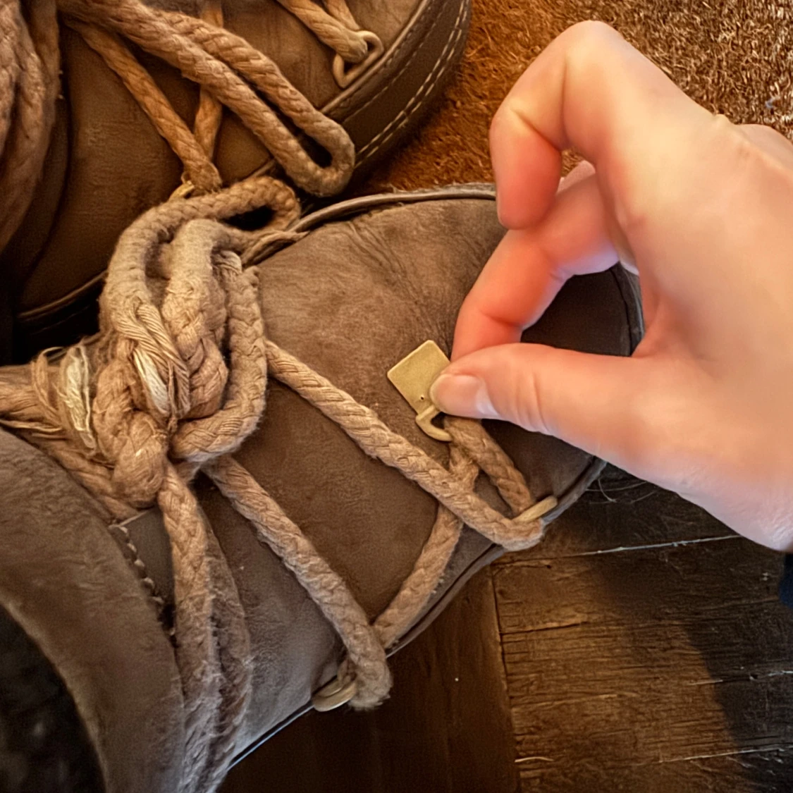 Bruna Inuikii boots med snörning - 4