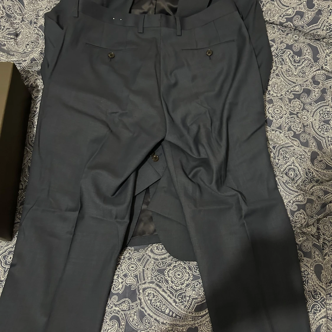 Mörkblå kostymbyxor These Glory Days - 4