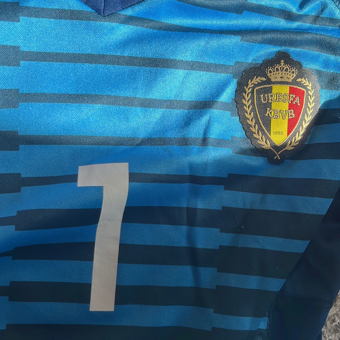 Belgien Courtois målvaktströja VM 2018 Storlek s  - 4