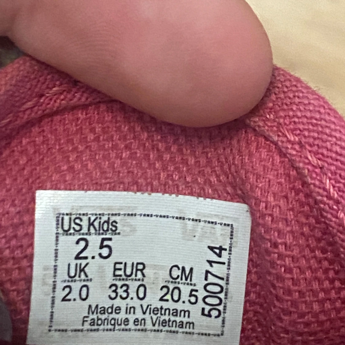 Rosa Vans sneakers med hjärtan - 3