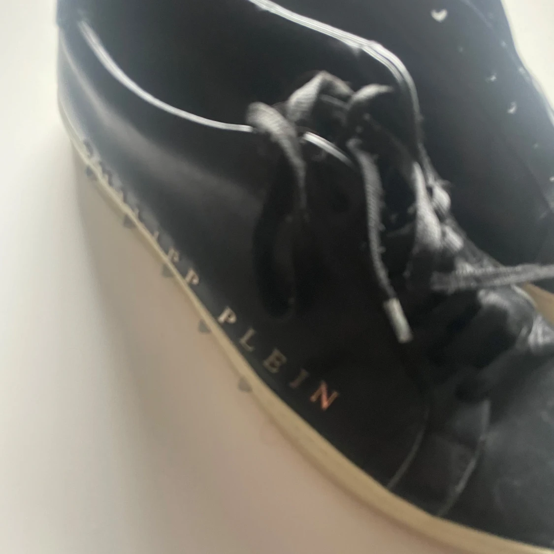 Svarta Philipp Plein sneakers