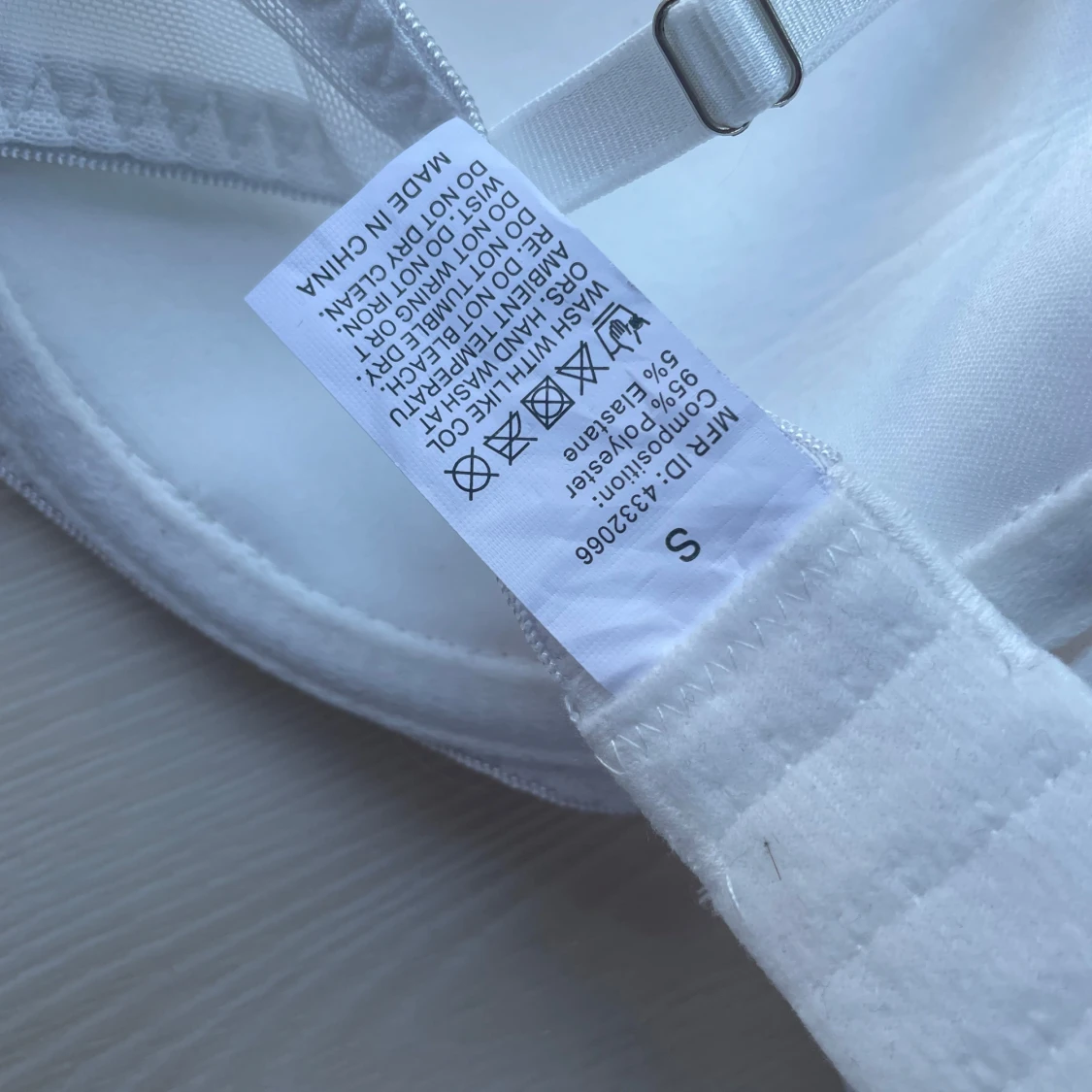 Vit blommig bandeau topp med broderi - 4