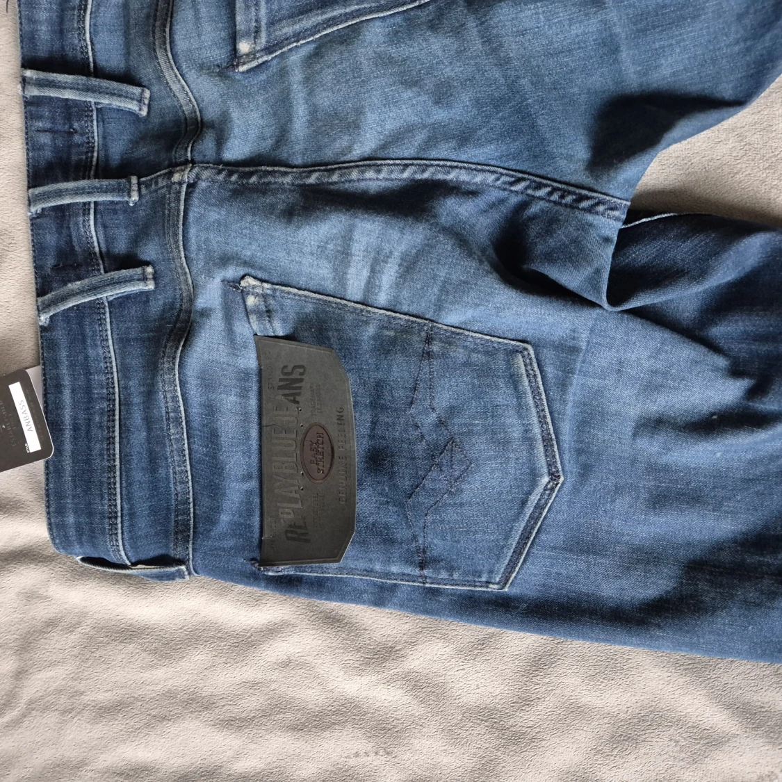 Blå Replay Anbass jeans slim fit - 4