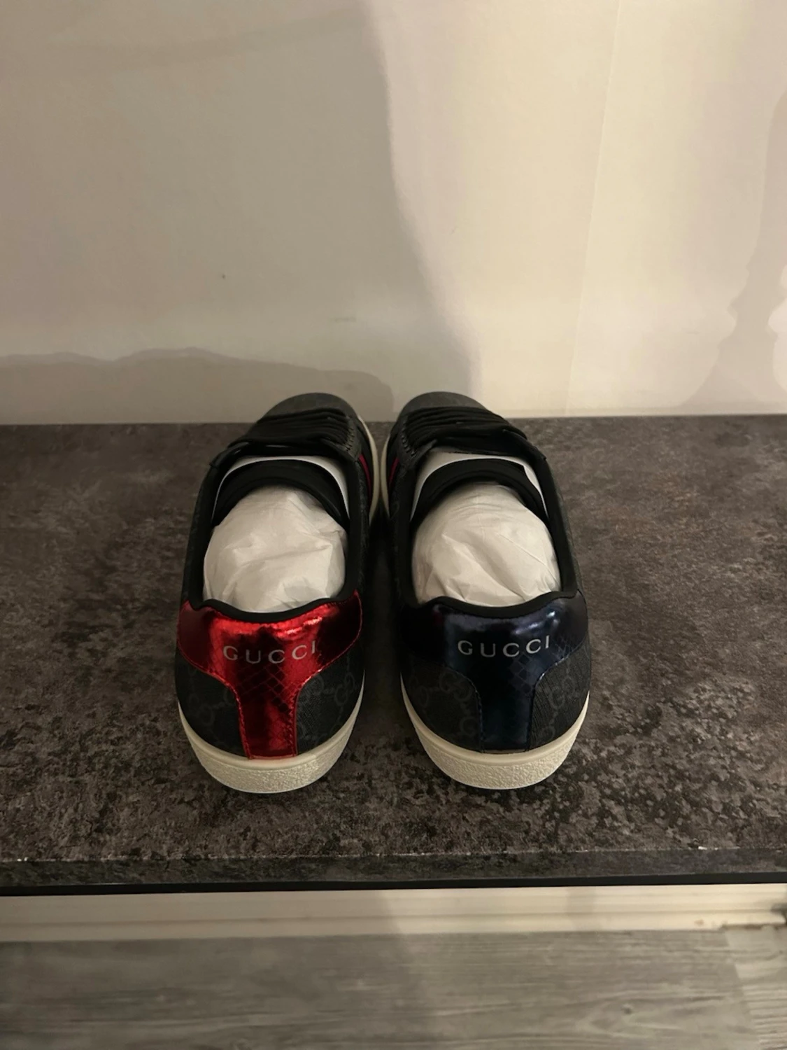 Gucci Ace sneakers svart monogram - 3