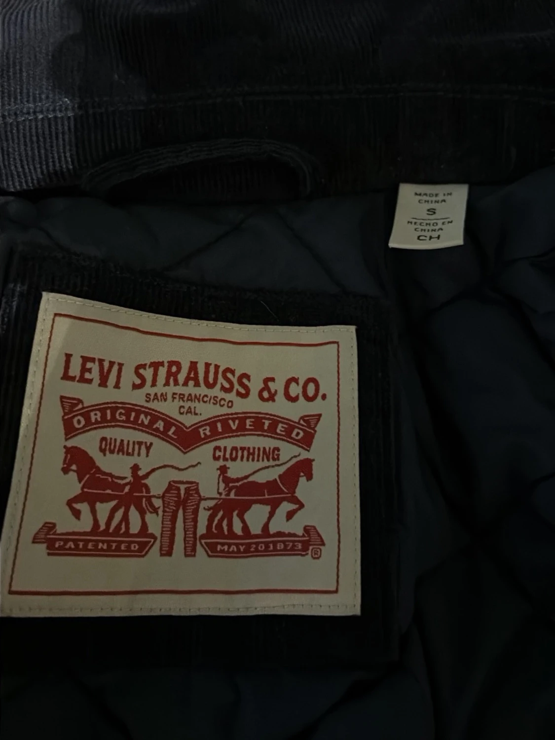 Mörk blå Levi's Jacka - 1