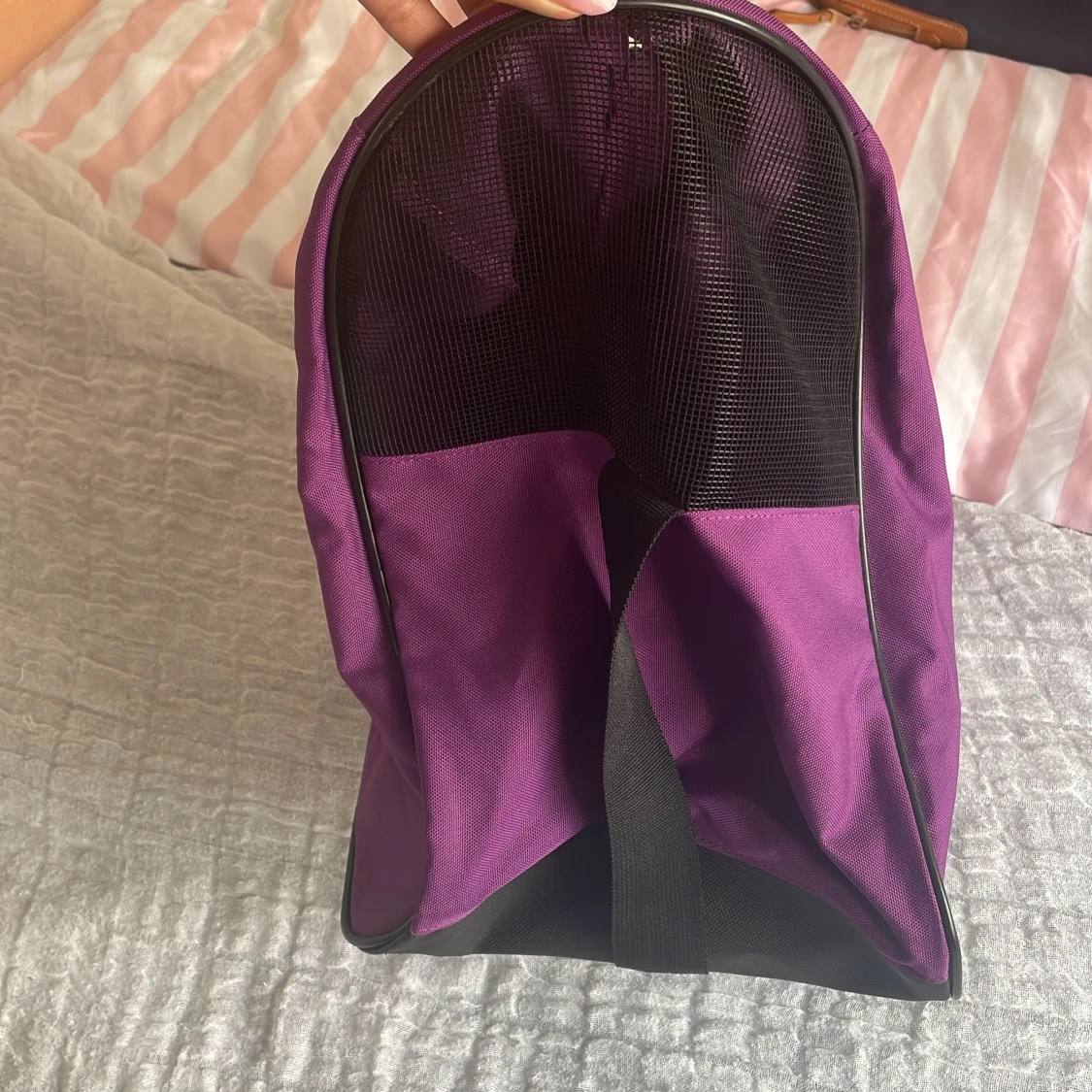 Lila träningsväska från Oxelo - 2