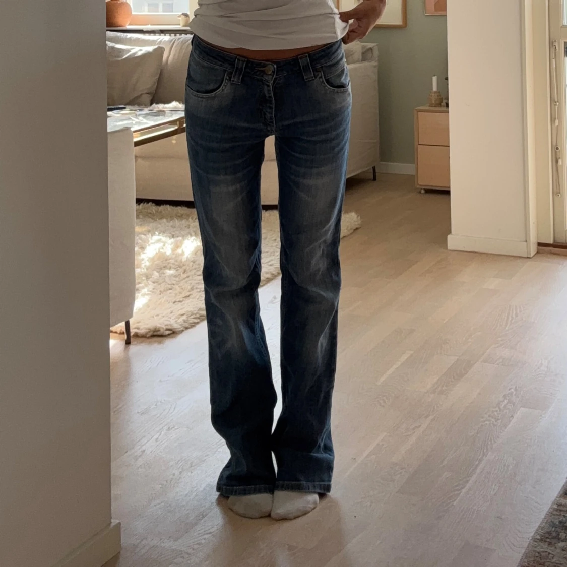 Lågmidjade bootcut jeans från lee - 4