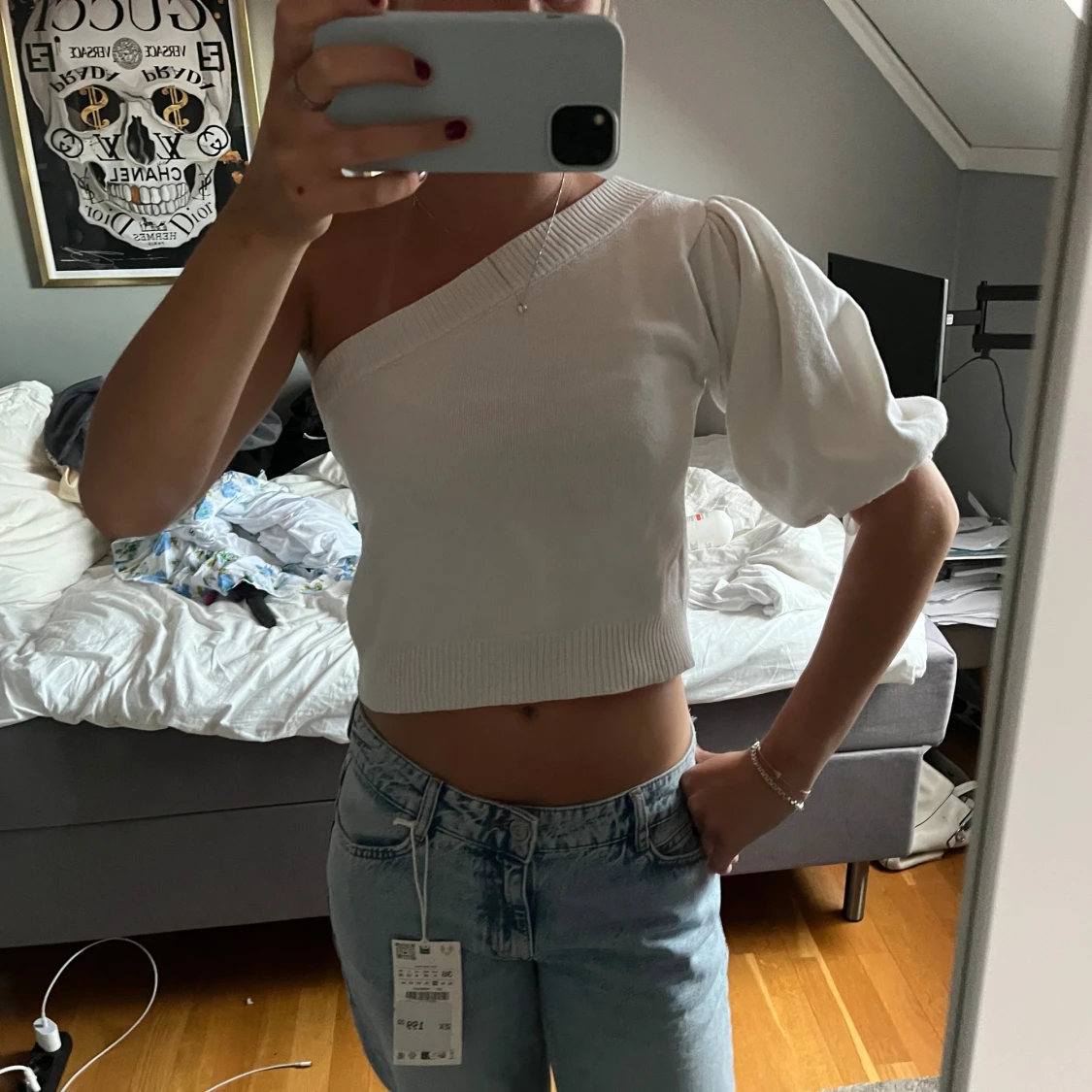 One shoulder topp - 1