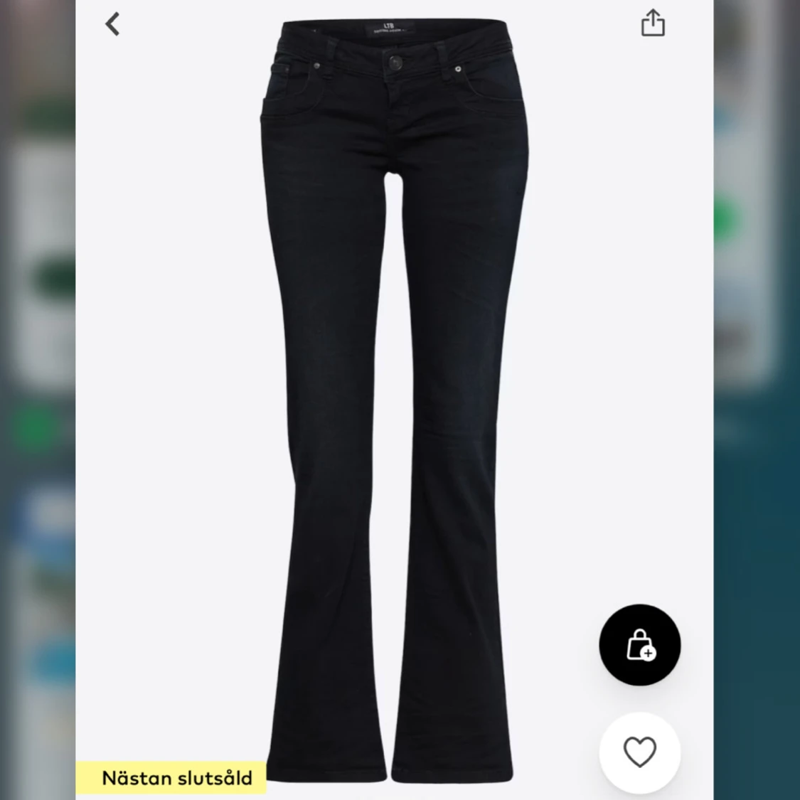 Lågmidjade jeans
