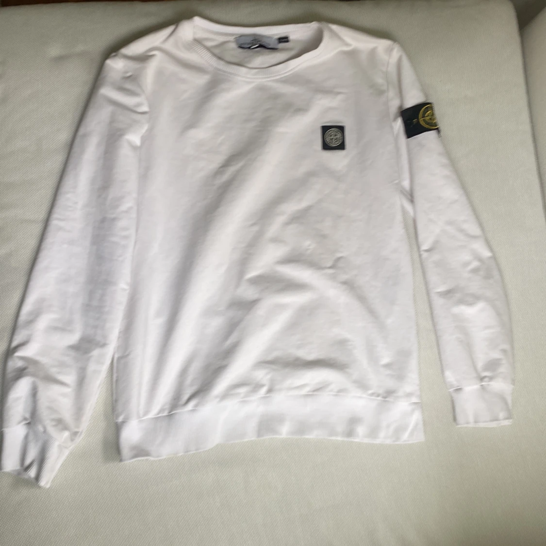 Vit Stone Island sweatshirt - 2