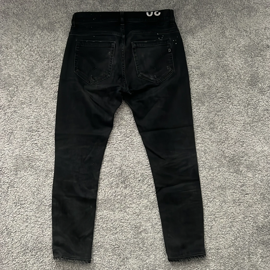 Svarta slim dondup jeans - 1