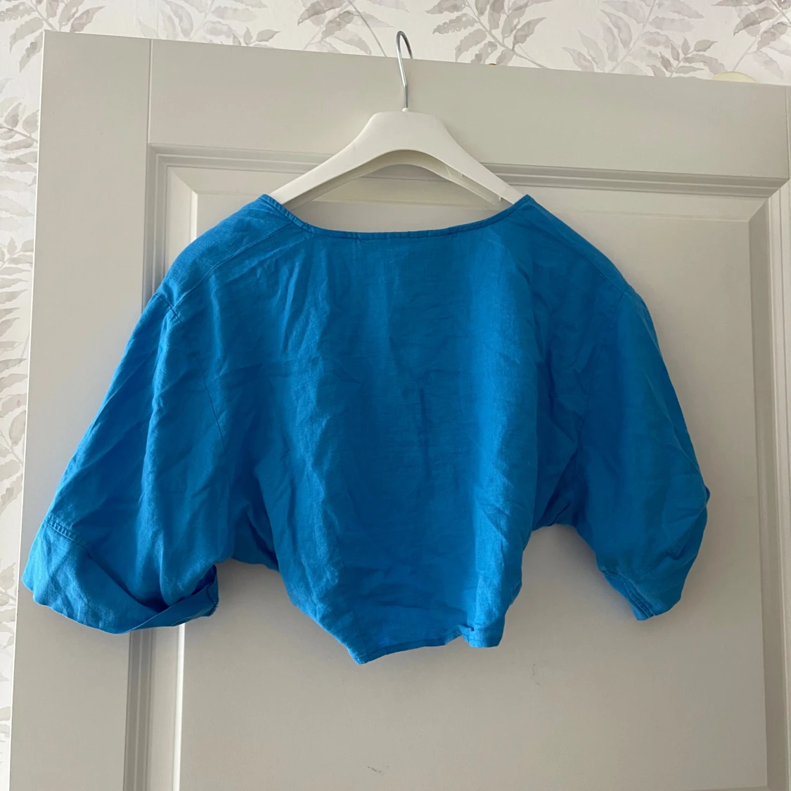 Blå croppad bolerotopp från JJXX - 1