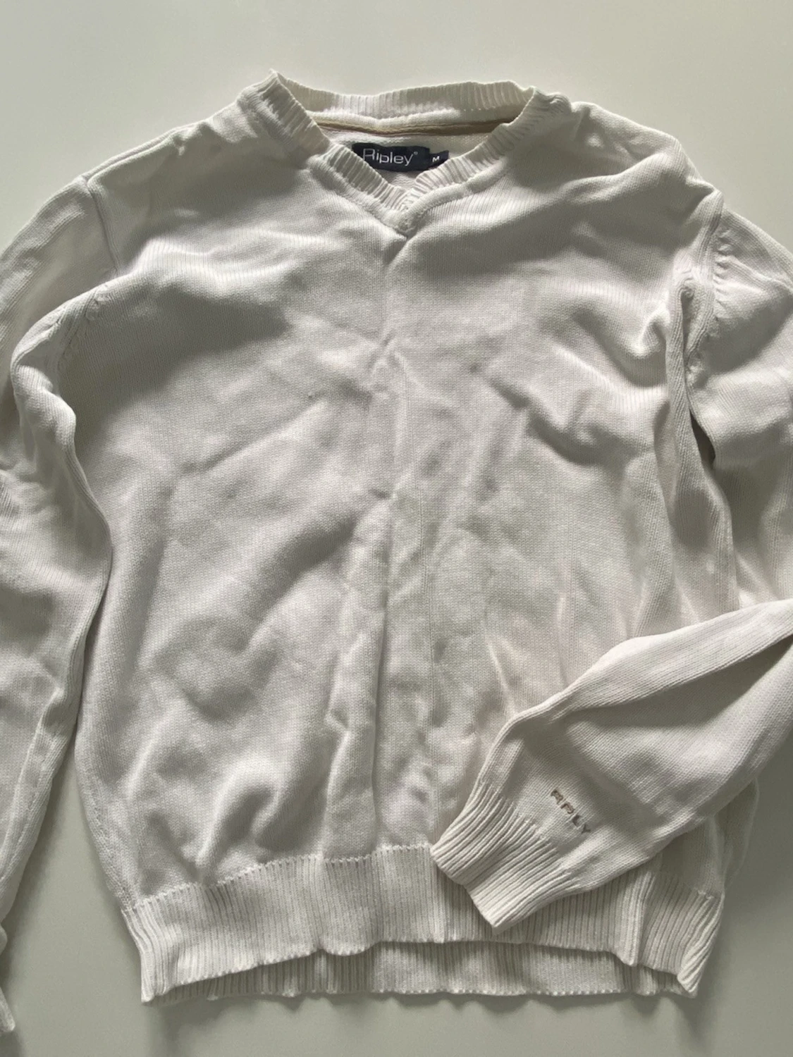 Vit stickad tröja från Ripley🤍