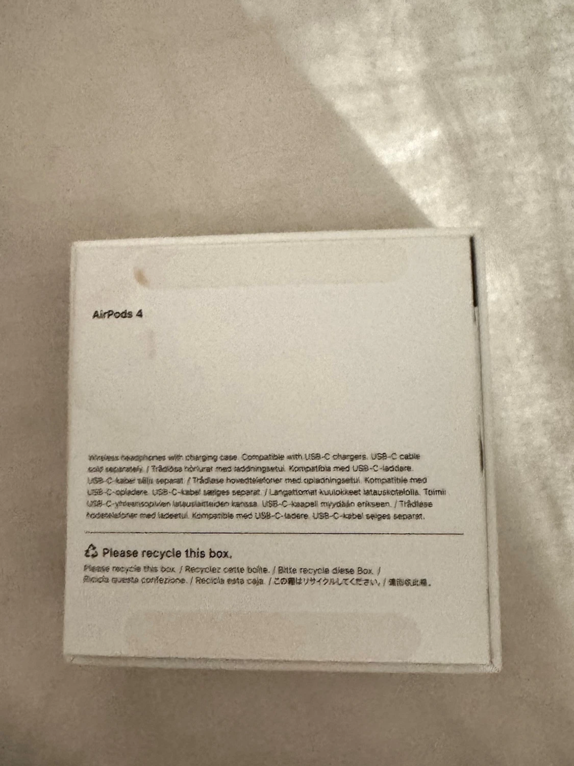 Apple AirPods 4 trådlösa hörlurar utan skal  - 1