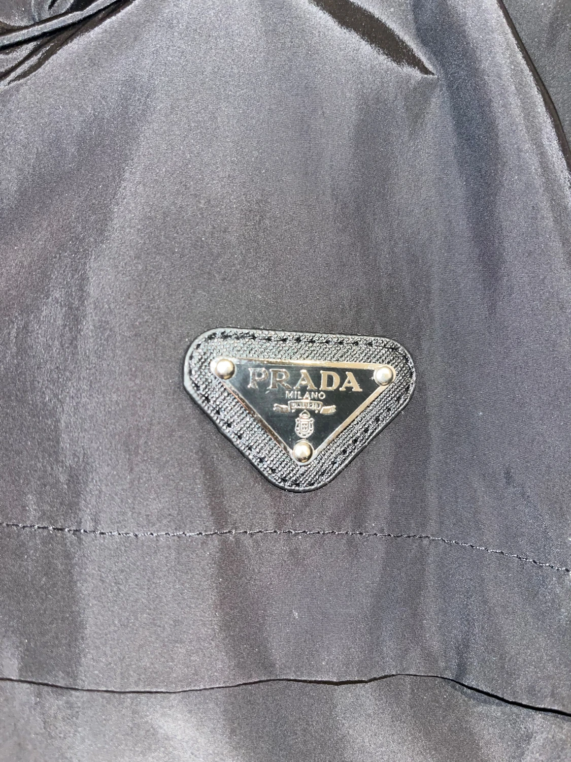 Svart vindjacka från Prada - 2