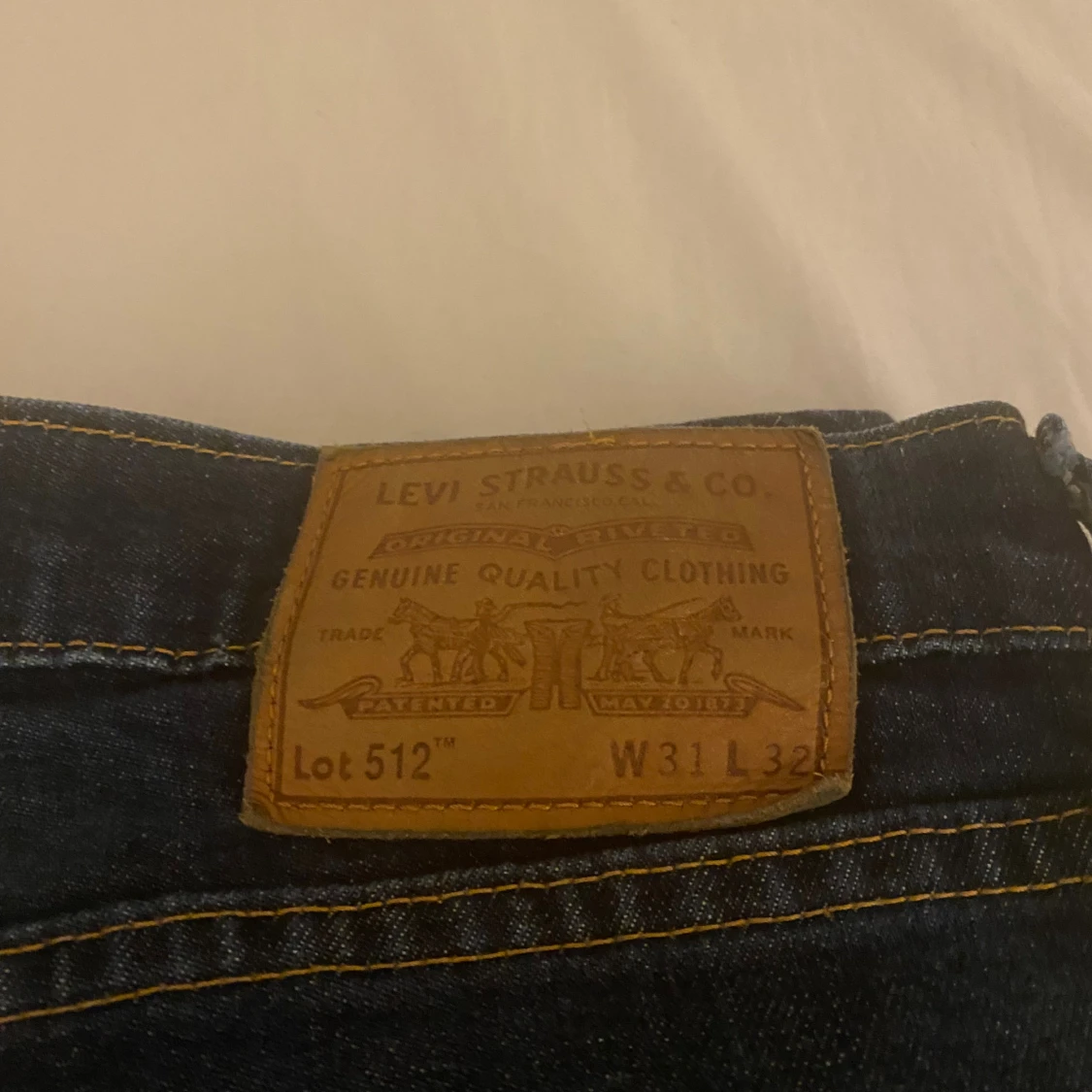 Levi's 512 mörkblå jeans W31 L32 - 1