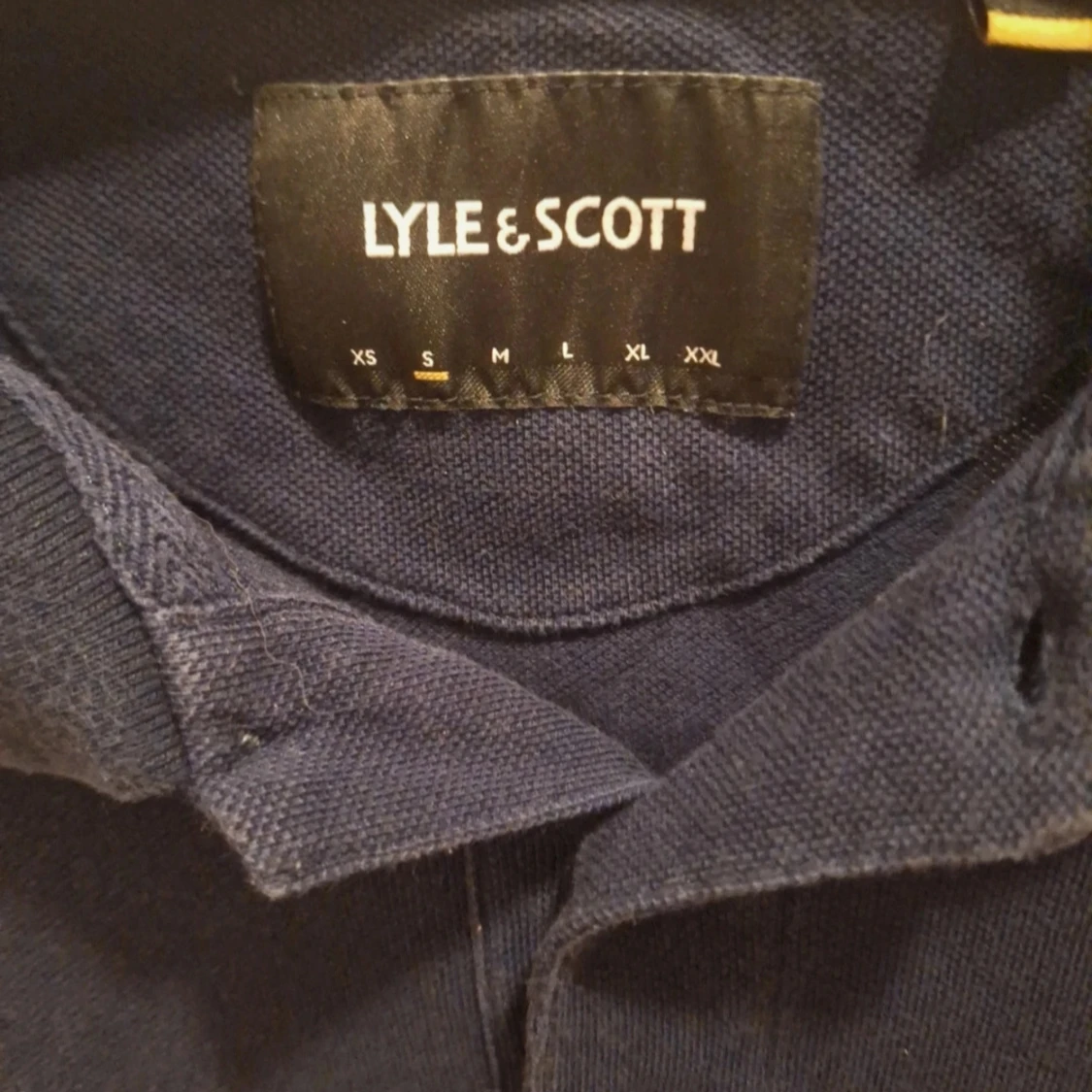 Mörkblå långärmad pikétröja Lyle & Scott - 2