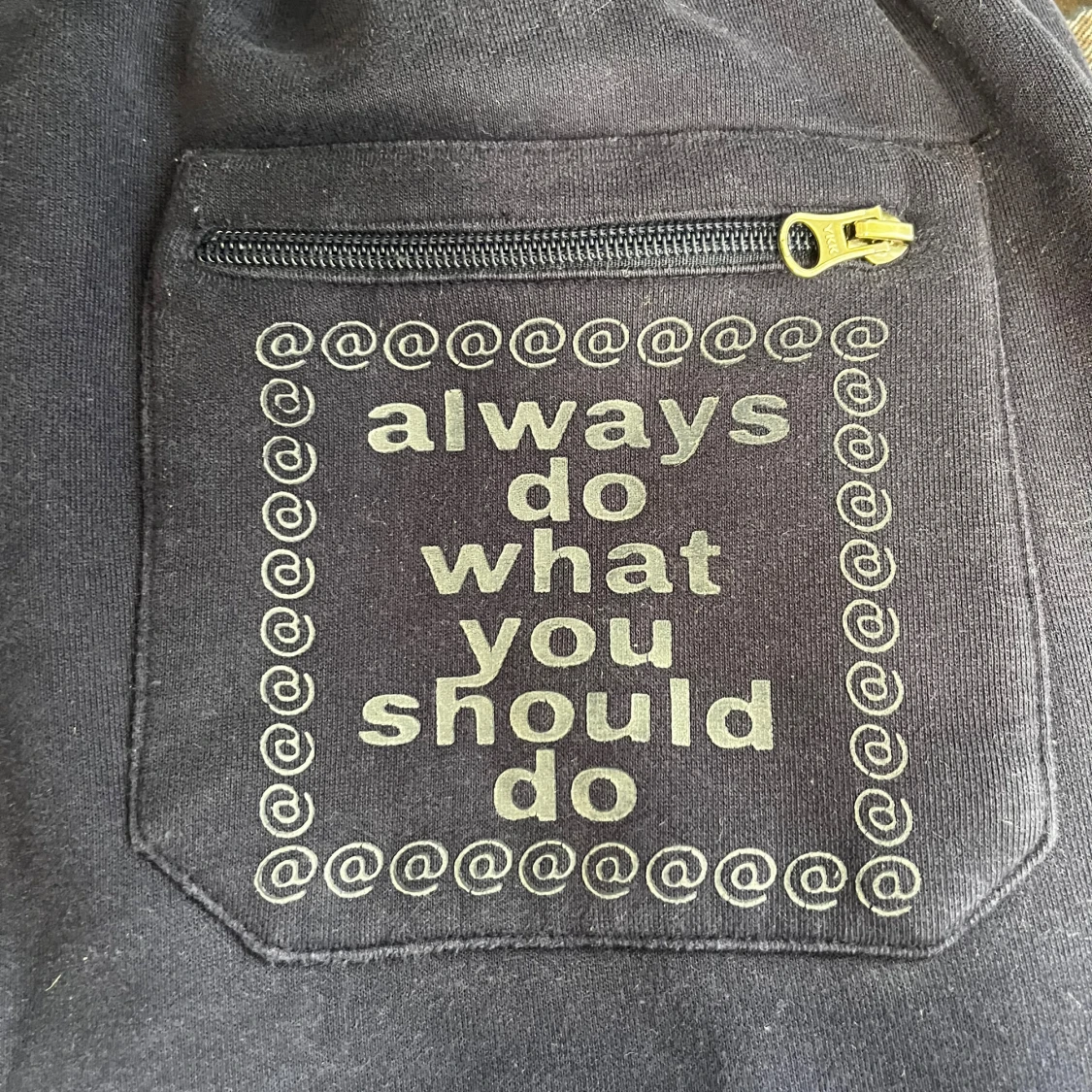 Mörkblå mjukisbyxor ADWYSD - 4