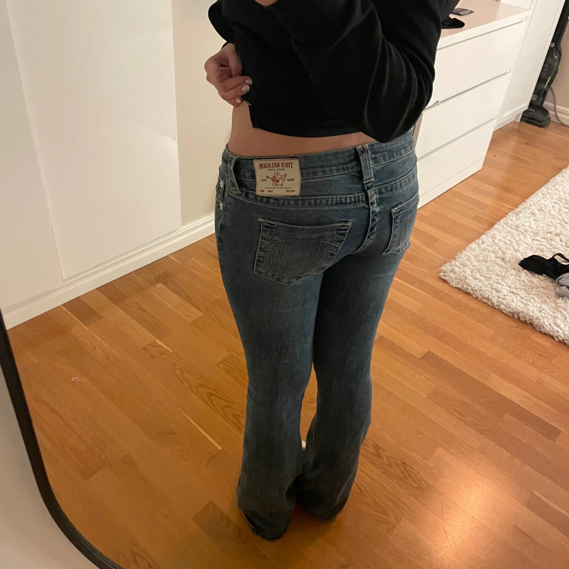 True Religion bootcut jeans blå, stl 28 - 1