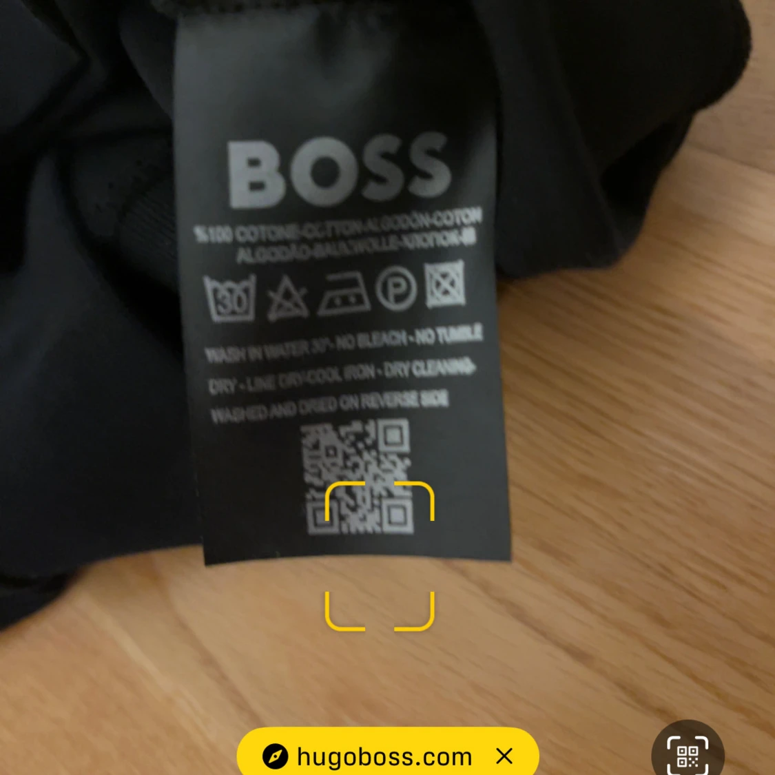 Svart sweatshirt från BOSS i bomull - 3