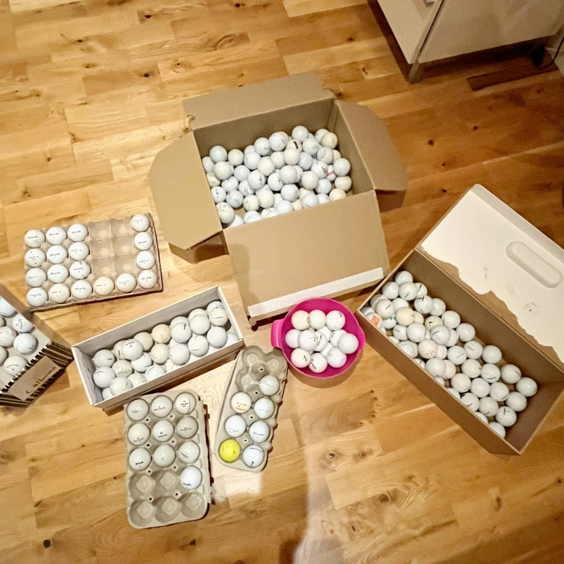 Begagnade golfbollar - blandade märken