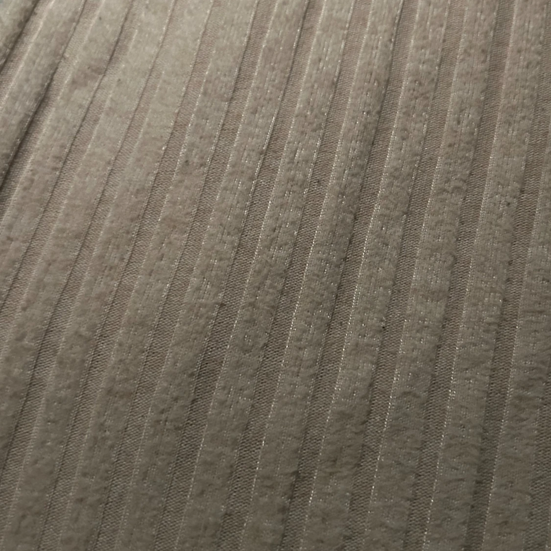 Beige ribbade mjukisbyxor  - 1