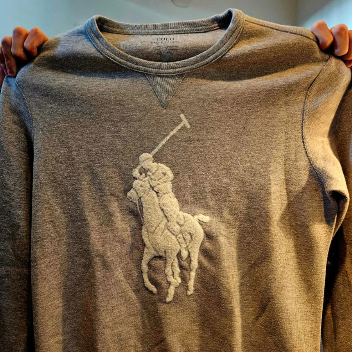 Grå sweatshirt från Polo Ralph Lauren - 2