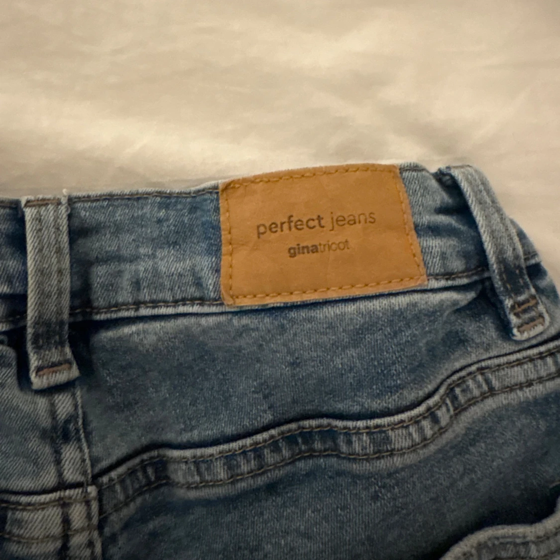 Ljusblå bootcut jeans - 3