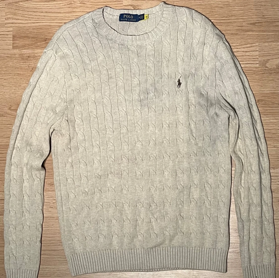 Beige stickad tröja från Polo Ralph Lauren