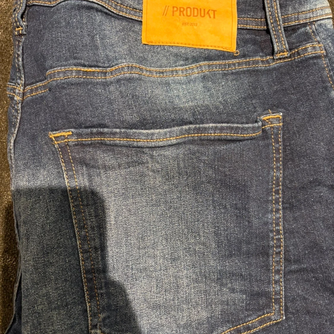 Blå jeansshorts från Produkt XL - 2