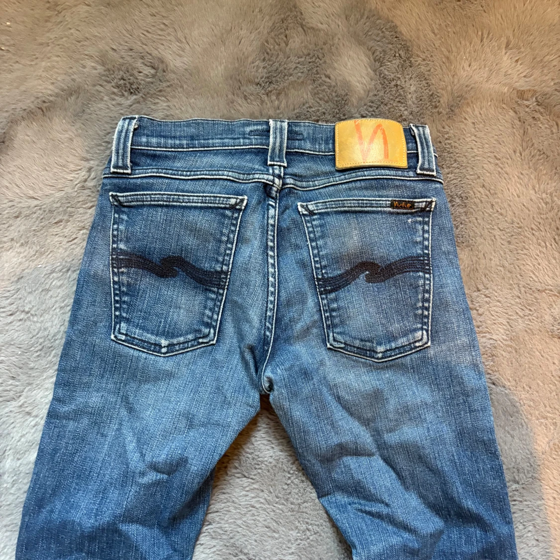 Blå Nudie Jeans Skinny Fit - 2