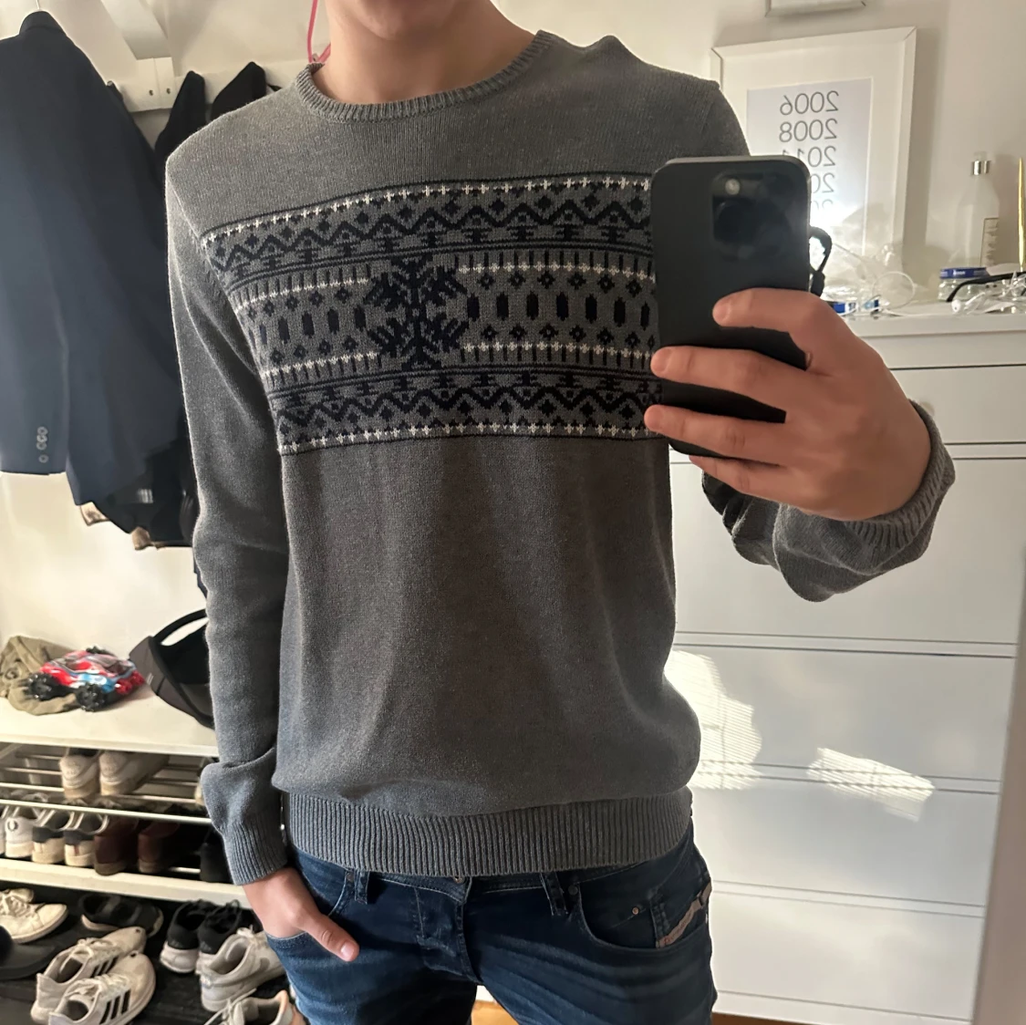 Bondelid Stickad Crewneck - 2