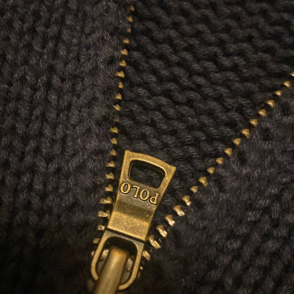 Mörkblå stickad tröja Polo Ralph Lauren - 3