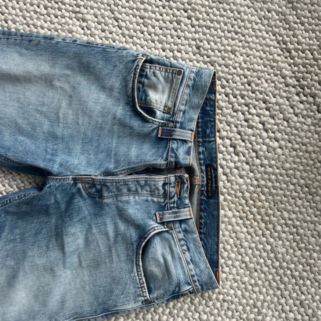 Blå jeans från Nudie Jeans straight fit - 3