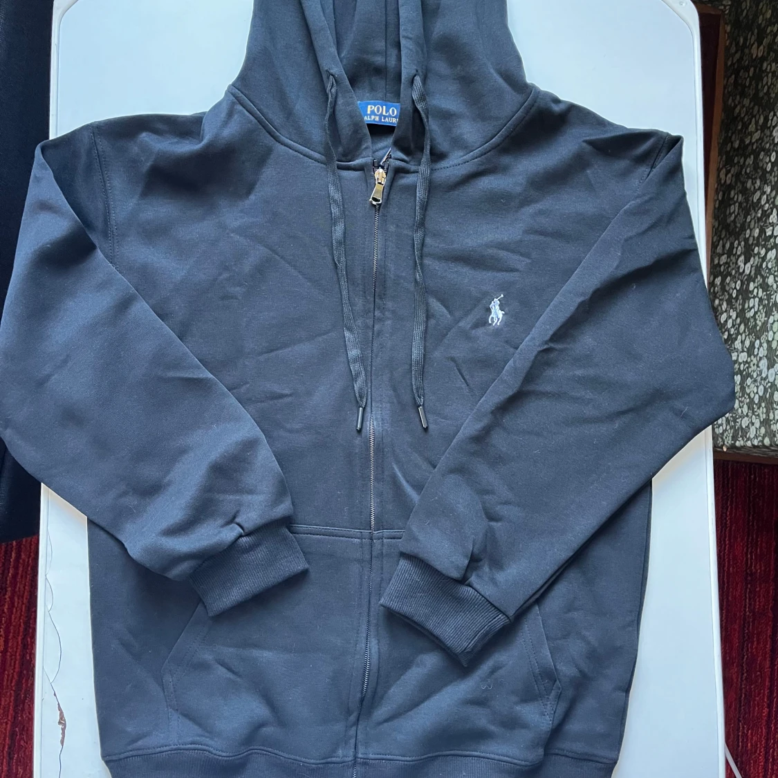 Svart hoodie från Polo Ralph Lauren