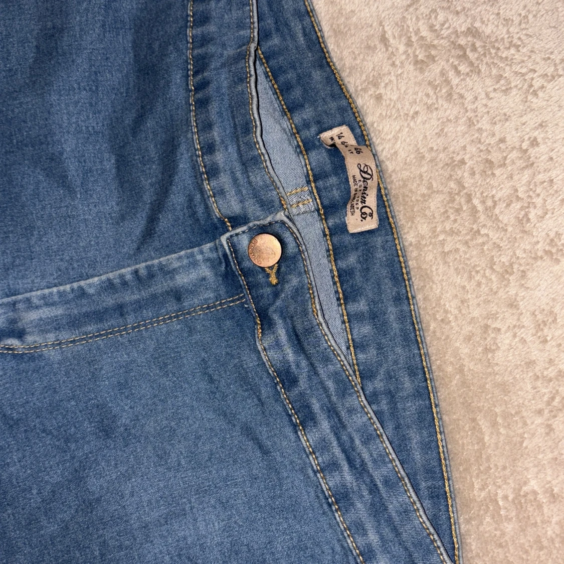 Blå skinny jeans från DenimCo - 1